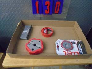 lot 130 image: Flat of 1911 glock cleaning kit. As shown.