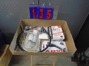 lot 135 image: Flat of real Avid gun tools & trigger system. As shown.