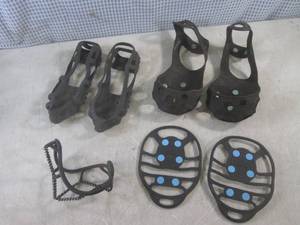 lot 22 image: (CS) Assorted Over Shoes Studded Tr...