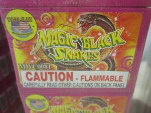 lot 25 image: (CS) 150 Boxes of Magic Black Snake...