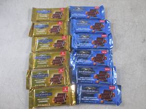 lot 163 image: (B-1) 12 Ghirardelli Chocolate Past...
