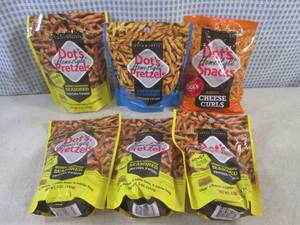 lot 170 image: (B-2) 6 Bags of Dots Homestyle Pre...