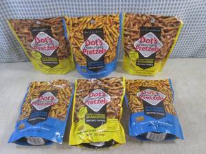 lot 175 image: (B-1) 6 Bags of Dots Homestyle Pre...