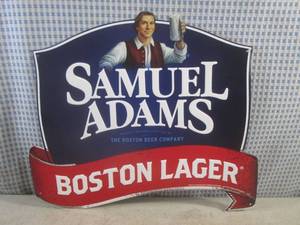 lot 71 image: (G-1) Samuel Adams Boston Lager Tin...