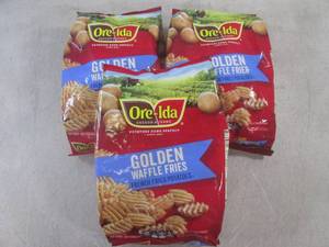 lot 203 image: (FRZ) 3 Bags Frozen Ore-Ida Golden ...