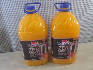 lot 213 image: (C-2) 2 - 1 Gallon Bottles Mango Pu...