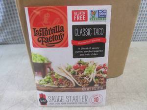 lot 221 image: (B-3) 16 Pouches Classic Taco Sauce...