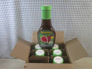 lot 225 image: (B-3) 6 Bottles of Annies Fig Bals...