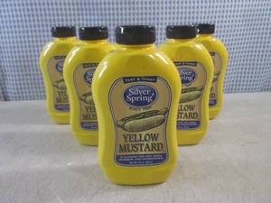 lot 229 image: (C-2) 6 Bottles of Yellow Mustard 2...