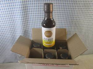 lot 233 image: (B-3) 6 Bottles Organic San-J Citru...