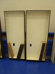 lot 5 image: (2) Bookshelves 7x30x82 & 7x33x82
