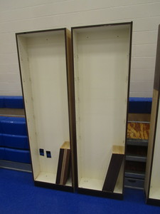 lot 8 image: (2) Bookshelves 9x24x82