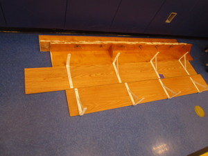 lot 19 image: Shelving wCoat Hooks 10x7