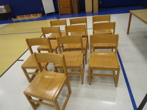 lot 26 image: (10) Chairs 18 Seat Height