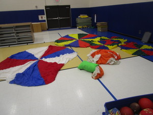 lot 52 image: PE Parachutes (4) 6 (2) 12 (1) 25