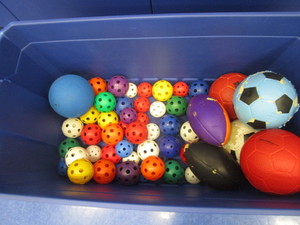 lot 56 image: Wiffle Balls & Nerf Balls