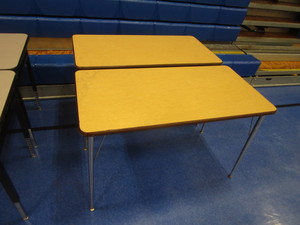 lot 76 image: (2) Tables 2x4x30