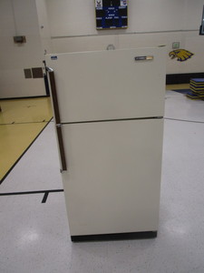 lot 173 image: White Westinghouse RefrigeratorFreezer