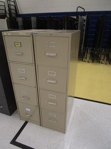 lot 198 image: (2) File Cabinets