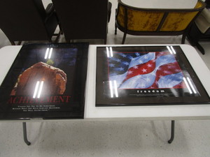 lot 226 image: (2) Framed Posters 24x30