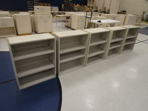 lot 242 image: (5) Wall Shelving Units 13x30x36