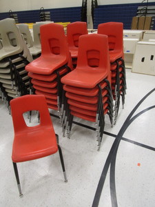 lot 246 image: (28) Student Chairs 17 Seat Height