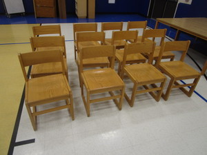 lot 25 image: (10) Chairs 18 Seat Height