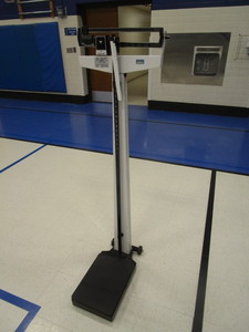 lot 79-A image: Weight & Height Measuring Scale