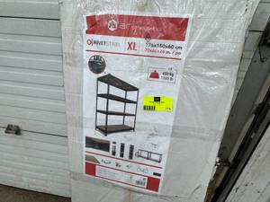 lot 57 image: 70X60X24 Metal Shelving Unit