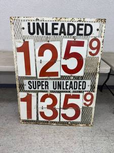 Gas Station Flip Price Sign 3' x 4'