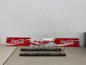 lot 58 image: Gates Belt Racks & Coca-Cola Diet Coke Cooler Top Sign