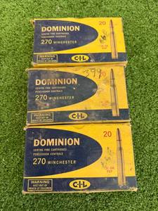 lot 90 image: Dominion 270 Winchester Shells & Casings
