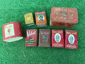 lot 118 image: Vintage Tobacco Tins