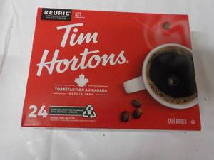 lot 49 image: Keurig Tim Horton 24 K Cups Arabica...