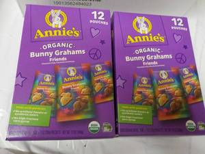 lot 51 image: 2 boxes 12 pouches each Annies Org...