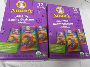 lot 53 image: 2 boxes 12 pouches each Annies Org...