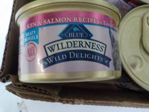 lot 64 image: 12 cans Blue Wilderness Chicken and...