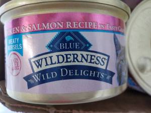 lot 65 image: 12 cans Blue Wilderness Chicken and...