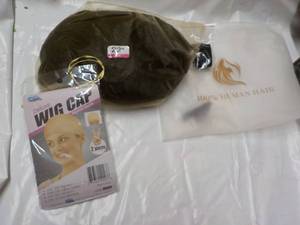 lot 76 image: Yelhado 100% Human Hair Wig and Cap...