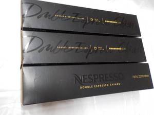 lot 78 image: 3 ct Nespresso Double Espresso Chia...