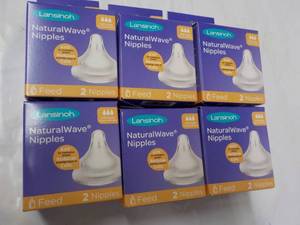 lot 122 image: 6 Lansinch Natural Wave Nipples...