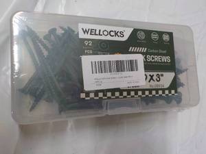 lot 162 image: Wellocks Deck Screws 2 lbs. #9 x 3...