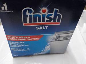 lot 170 image: Box of Finish Dishwasher Salt...