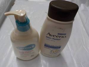 lot 178 image: Aveeno 18 oz Bodywash and Derma-B 1...