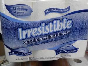 lot 209 image: 12 Rolls Irresistible 2 ply Toilet ...
