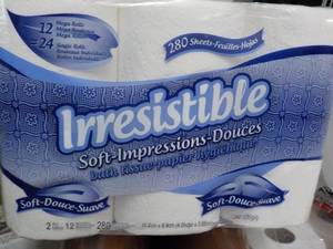 lot 210 image: 12 Rolls Irresistible 2 ply Toilet ...