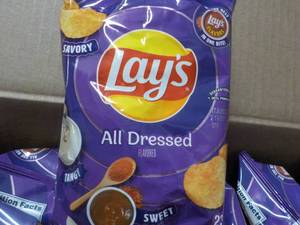 lot 211 image: Case of 64 Lays All Dressed Chips 6...