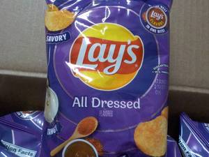 lot 212 image: Case of 64 Lays All Dressed Chips 6...