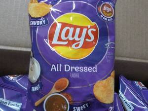 lot 214 image: Case of 64 Lays All Dressed Chips 6...