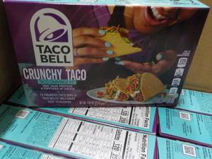lot 215 image: Case of 12 Taco Bell Crunchy Taco M...